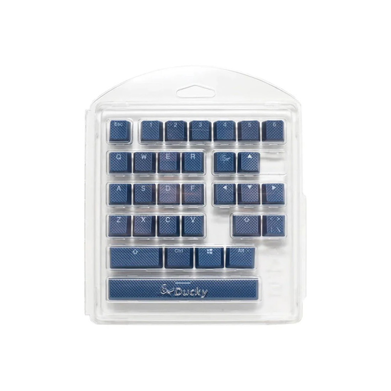 Ducky Seamless Doubleshot Rubber 31 Keycap Set - Navy Blue - أكسسوار لوحة مفاتيح